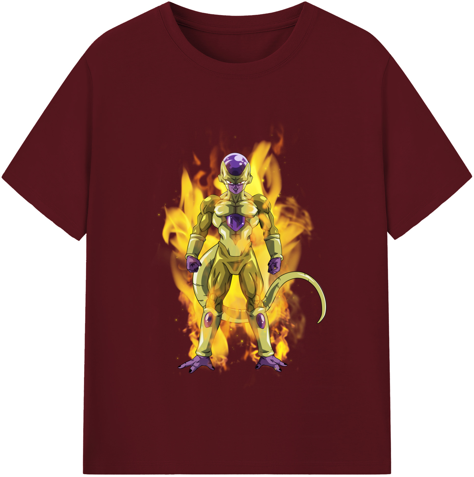 （画像用） ドラゴンボール フリーザ DRAGON BALL Frieza 綿100％半袖Tシャツ（フロントプリント）